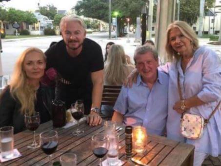 Jessica Hodgson with her husband Christopher Hodgson and in-laws Sheila and Roy Hodgson.